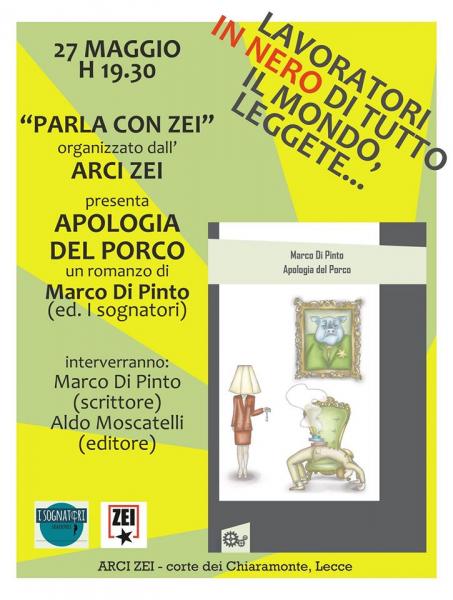Presentazione del romanzo "Apologia del Porco"