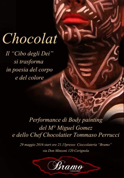 "Chocolat" il cibo degli Dei si trasforma in poesia del corpo e del colore