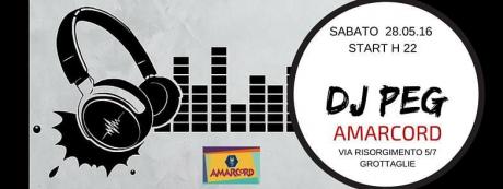 Sabato 28 maggio Dj Peg da Amarcord di Francesco Petrosino - Grottaglie (TA)