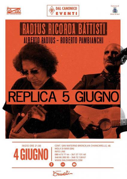 Radius ricorda Battisti - Replica!