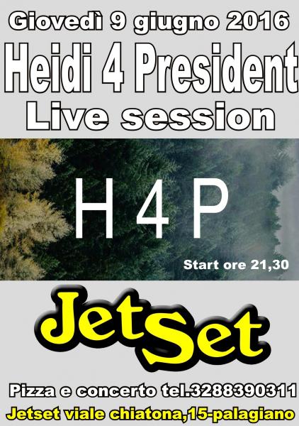 Heidi For President live Session Jetset