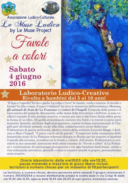 Laboratorio ludico creativo "Fiabe a colori"