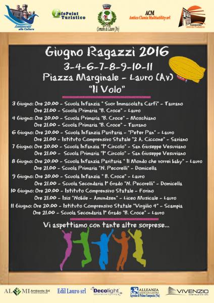 Giugno Ragazzi 2016 - il Volo