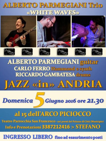 Alberto Parmegiani Trio in White Waves