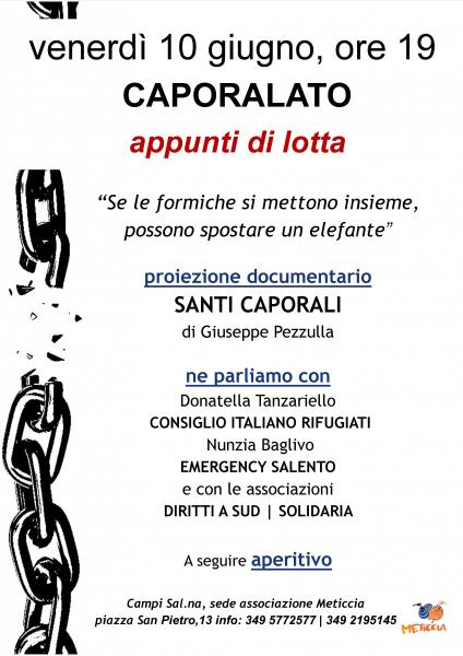 Caporalato: appunti di lotta