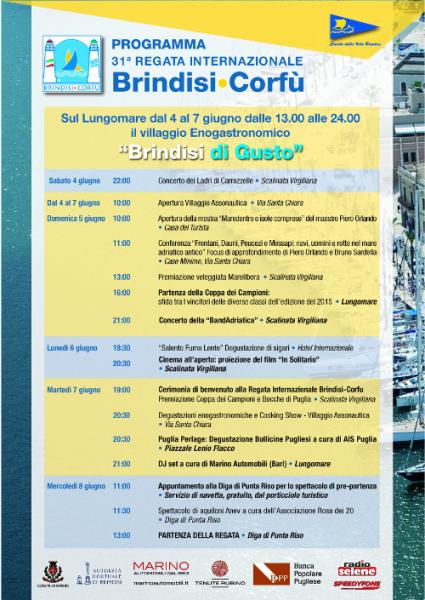 XXXI Regata Internazionale Brindisi-Corfù