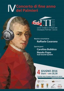 Se la scuola va a Teatro. Concerto di fine anno del Palmieri al Politeama Greco