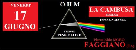 Ohm Pink Floyd tribute band in Concerto