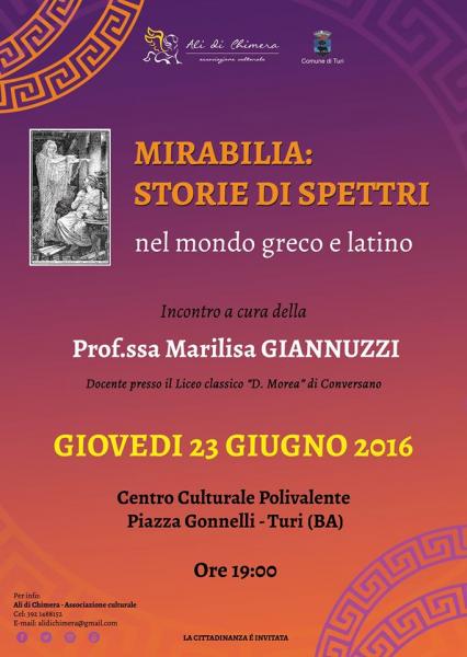 Mirabilia: storie di spettri nel mondo greco e latino