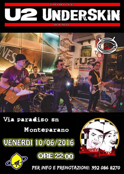 La Tribute Band Degli u2 Underskin Live!