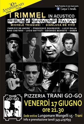 Tributo Ai Cantautori Italiani a Trani Go Go Pizzeria