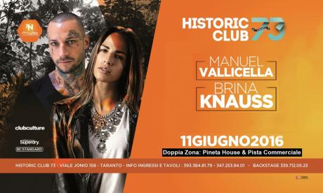 Club 73 Manuel Vannicella & Brina Knauss