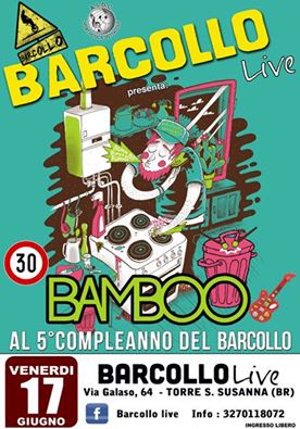 V Compleanno Barcollo: Bamboo in Concerto