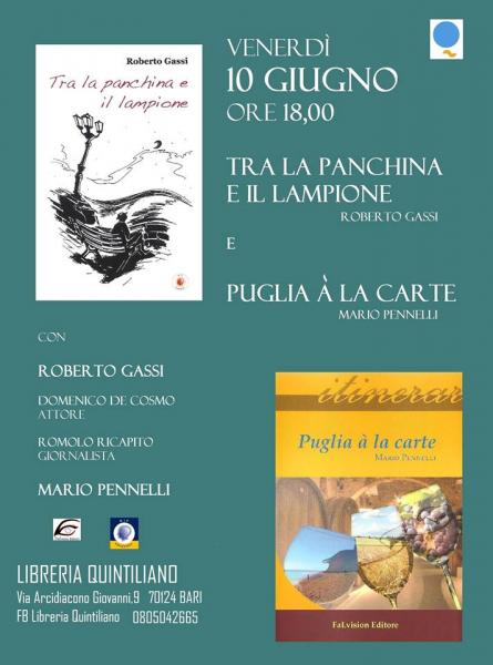 Tra la panchina e il lampione e Puglia à la carte