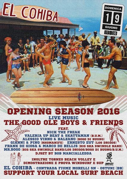 El Cohiba - 19 giugno  Opening Season 2016