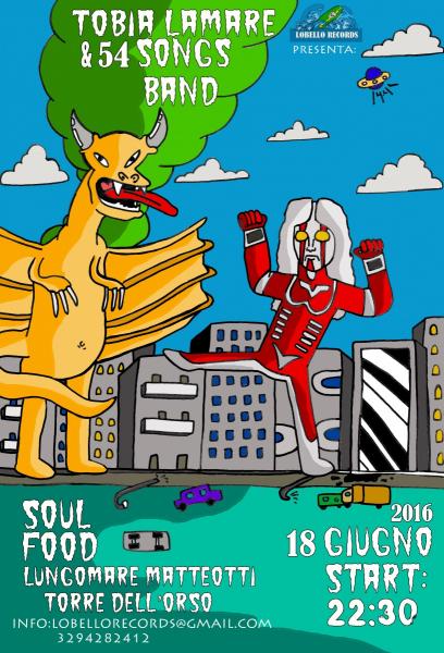 TOBIA LAMARE & 54 SONGS BAND live