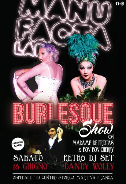 Burlesque Show at Manufacta