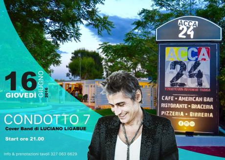 Condotto 7 (Ligabue Tribute Band) live all'ACCA 24 - Capitolo (BA)