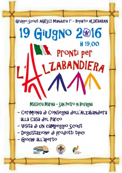 Pronti per l'alzabandiera