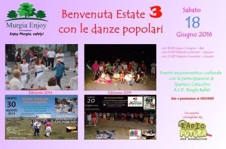 Benvenuta estate 3 con le danze popolari di Murgia Enjoy
