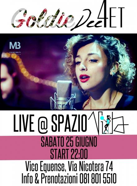GoldieDee 4et live allo SpazioVita