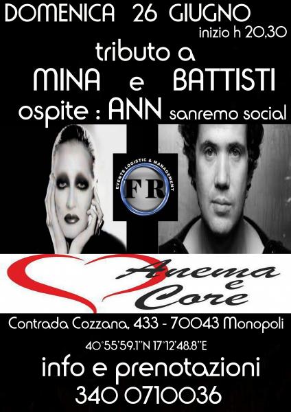 Anema e Core - Tributo a Mina e Battisti