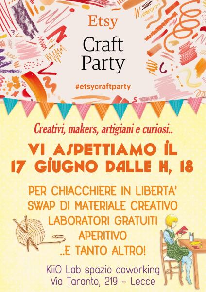 Etsy Craft Party 2016 - il Festival della Creatività al KiiO lab di Lecce