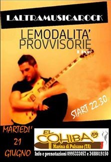 Le Modalita' Provvisorie Live!