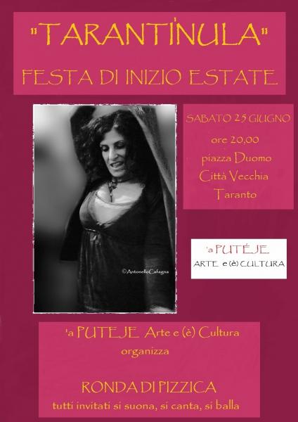 "TARANTÌNULA" Festa di Inizio Estate RONDA DI PIZZICA