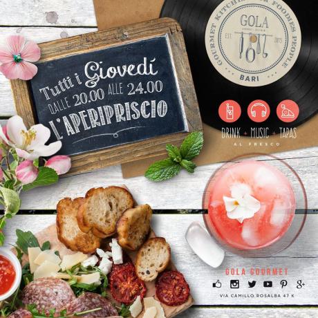 Aperipriscio con dj Set  da Gola Gourmet