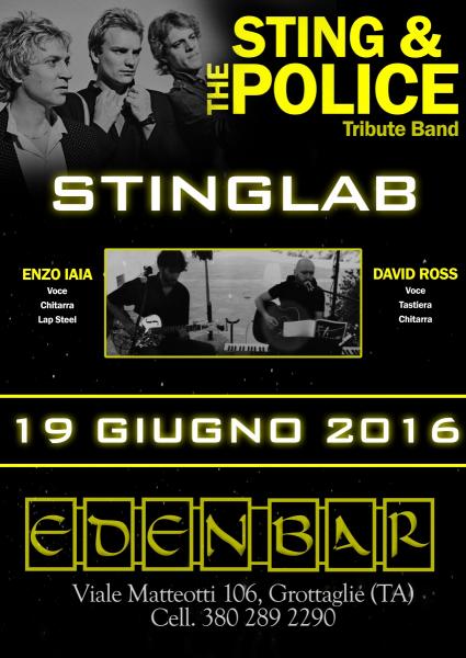 Sting Lab- Tributo a Sting e The police