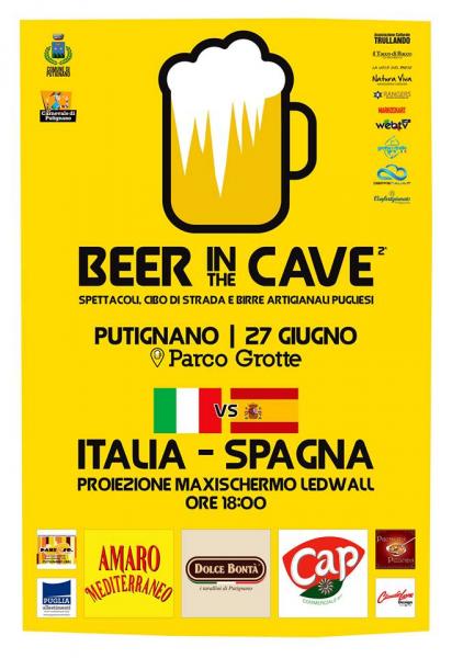 Italia  - Spagna su Maxi Led wall a  Beer in the Cave