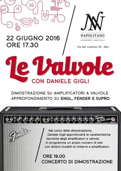 "Le Valvole" con Daniele Gigli