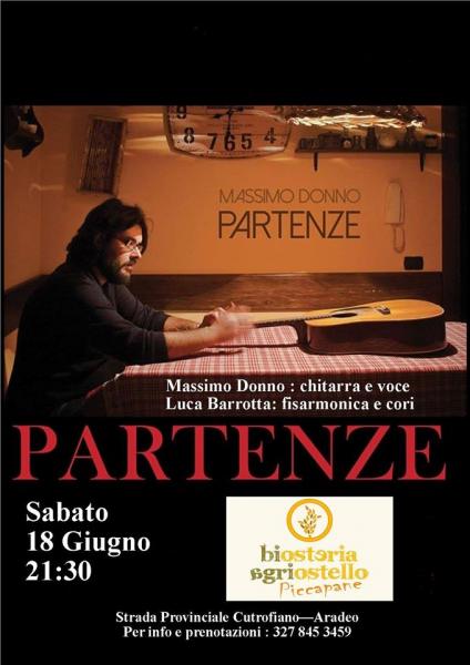 Partenze . Massimo Donno e Luca Barrotta in concerto
