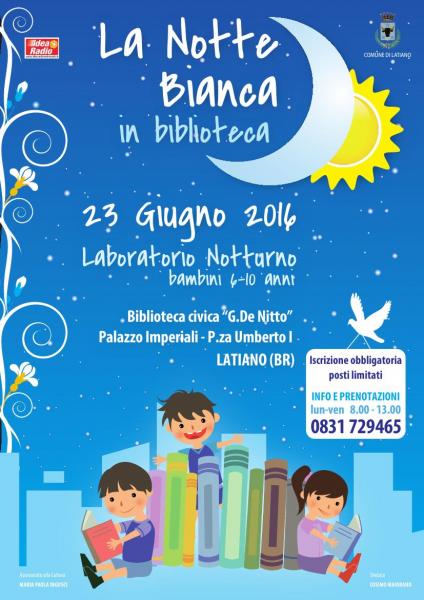 La Notte Bianca in biblioteca