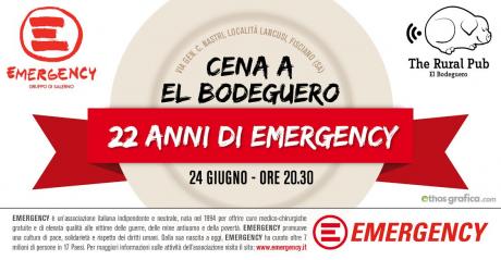 Cena Emergency gruppo Salerno