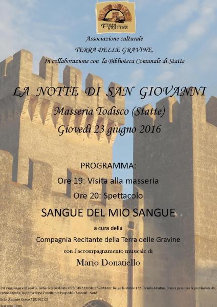La Notte di San Giovanni della Terra Delle Gravine