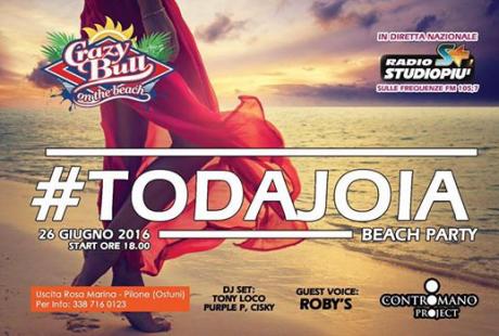 #todajoia Beach Party Crazy Bull