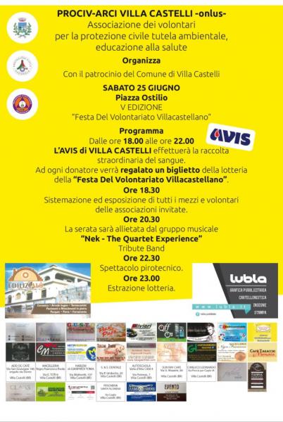 Festa del Volontariato Villacastellano