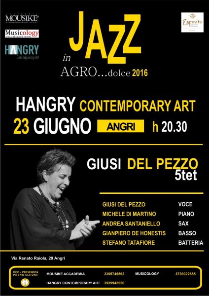 Giusi del Pezzo 5tet in concerto a “jazz in Agro…dolce 2016”