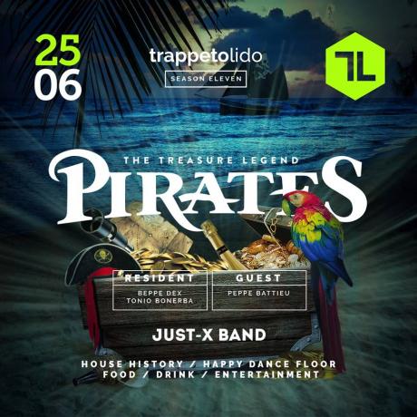 Just x Band in Concerto al Pirates Party del Trappeto Lido