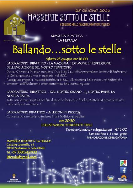 Masserie Sotto le Stelle - Ballando.... Sotto le Stelle