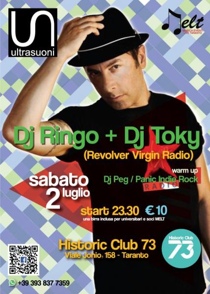 #ULTRASUONI - Dj RINGO + TOKY da Revolver VIRGIN RADIO Rock Party Puglia