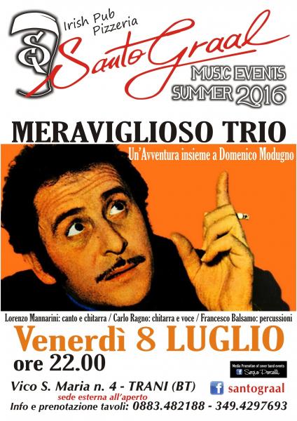 Meraviglioso Trio - Un' Avventura Insieme a Domenico Modugno