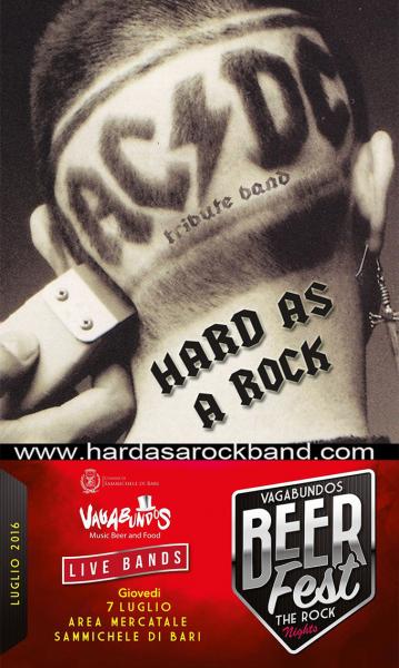 Vagabundos Beer Fest The Rock Nights presents: Hard As A Rock - AC/DC Italian Tribute Band