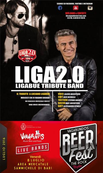 Vagabundos Beer Fest The Rock Nights presents: Liga 2.0 - Illiria Rock - Ligabue Tribute Band