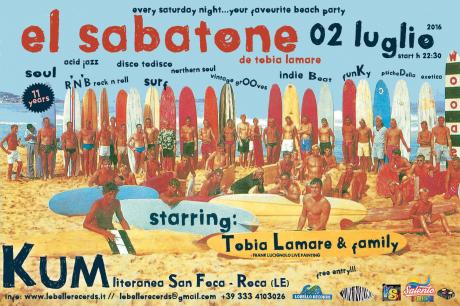 EL Sabatone de Tobia Lamare Opening Party al KUM Beach Club
