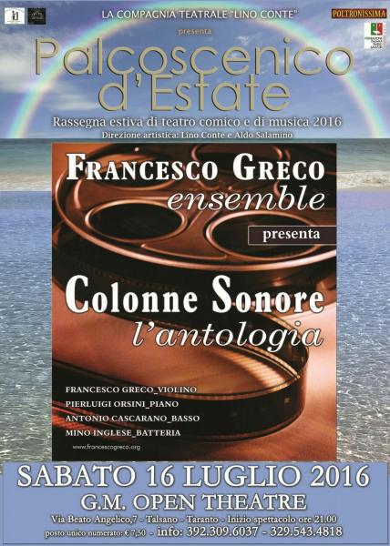 Francesco Greco Ensemble - Colonne Sonore L'antologia