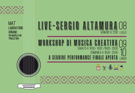 Sergio Altamura - live e workshop di musica creativa