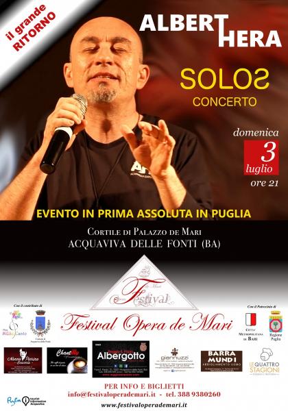 Festival Opera de Mari presenta SOLOS. Albert Hera in concerto